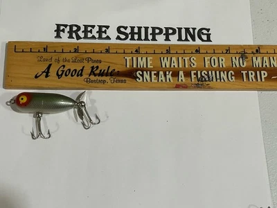Vintage Bill Lewis Tiny Top TORPEDO TOPWATER Fishing Lure GREAT COLOR TACKLE - Image 1 of 4