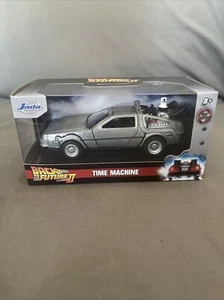 Jada Back To The Future II Delorean Time Machine Hollywood Rides Diecast 🆕 - Bild 1 von 6