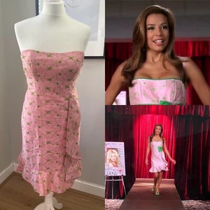Exceptionally RARE Vintage Nanette Lepore Silk Dress As Seen On Gabrielle Solis - Picture 1 of 6