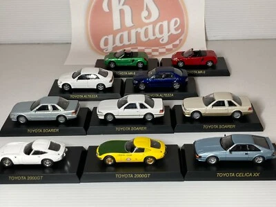 Kyosho 1/64 Toyota 2000GT CELICA SOARER ALTEZZA MR-S Diecast Car toy jdm gift - Image 1 of 4