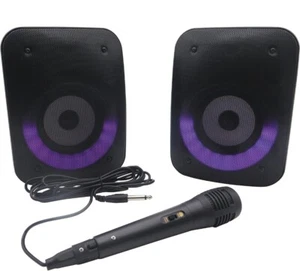 Sistema de karaoke I Party Altavoz Bluetooth Lexibook Música Cantar Fiesta NUEVO - Imagen 1 de 13