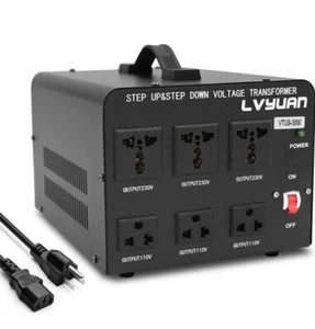 LVYUAN 3000 Watt Voltage Converter Transformer Heavy Duty Step Up/Down - Picture 1 of 6