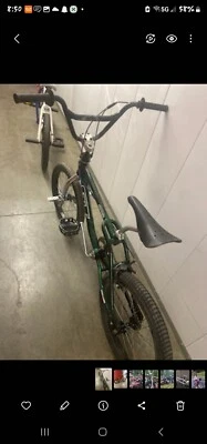 Велосипед 1997 GT Vertigo Splash Green Bmx 20 дюймов Оригинальный Survivor - Изображение 1 из 4