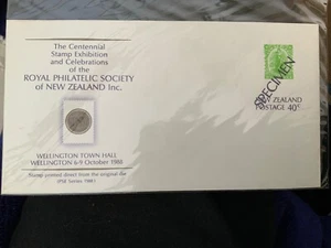 1988 New Zealand Stamp Exhibition royal philatelic society sealed pack - Picture 1 of 2