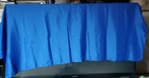 Royal Blue Rectangular Tablecloth - Picture 1 of 2