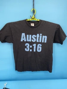 Camisa De Colección Austin 3:16 XL Stone Cold Steve Titan WWF Desteñida Negra Lucha Camiseta 97 - Imagen 1 de 12
