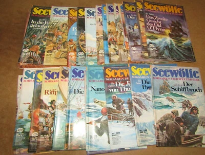 Seewölfe, Korsaren der Weltmeere, 25 Romanhefte, Nummernkreis 133 bis 191 bk066 - Bild 1 von 2
