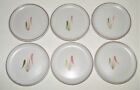 Set 6 A College Bourne Denby Stoneware "spring" Butter Pats~small Plates~england