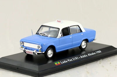 Lada 2101 Taxi 1980 1:43 Altaya Modellauto - Bild 1 von 3
