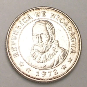 1972 Nicaragua Nicaraguan 5 Centavos Cordoba Sun Hills Coin Proof - Picture 1 of 2