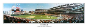 1994 Cleveland Indians Jacobs Field Eröffnung erste Tonhöhe Panorama Poster #2004 - Bild 1 von 5