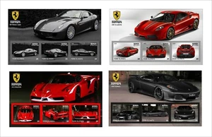 FERRARI AUTOS 4 BLOCKS POSTFRISCH UNGEZÄHNT TEIL4 - Bild 1 von 1