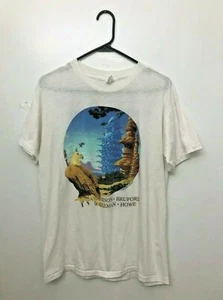 Camiseta vintage Anderson Bruford Wakeman Howe gira por Estados Unidos 1989 XL usada ABWH - Imagen 1 de 7