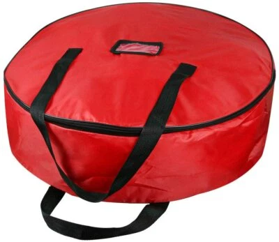 25"/30"/36" Christmas Wreath Storage Bag Garland Container Cover Double Zipper - Image 1 of 4