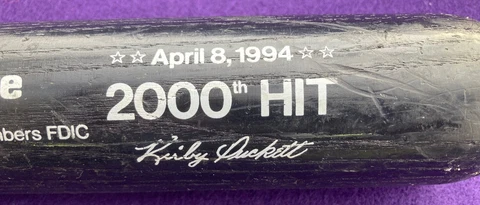 Kirby Puckett Louisville Slugger Minnesota Twins  2000th Hit Baseball Bat 29" Cover
