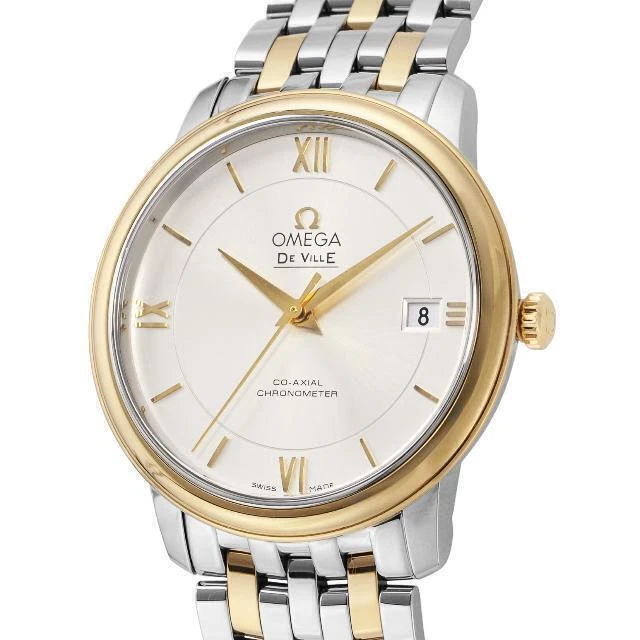 OMEGA De Ville Prestige - 36.8 mm, Stainless Steel, Yellow Gold