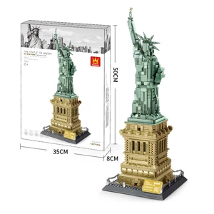 Statue of Liberty 1577PCS Bricks World Architecture Model Building Blocks Toy - Picture 1 of 17