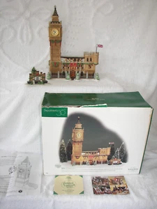 Dept 56 Dickens Village 1998 Big Ben 58341 Original Cert., Box, Cord & Light - Picture 1 of 15