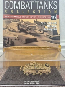ALTAYA DEAGOSTINI, SKALA 1:72 SD.KFZ.231, 8RAD 13 ZSRR 1943, II WOJNA ŚWIATOWA, ODLEWANY CIŚNIENIOWO CZOŁG + MAG - Zdjęcie 1 z 3