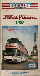 Paris Vision Frankreich Tour Prospekt 1986 Sightseeing Bus Reise Info Guide Eiffel - Bild 1 von 2