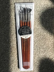 Pro Arte Artist Paint Brush Set 5 - W8 Acrylix Set - Picture 1 of 1