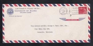USA 1967 ADVERTISING COVER UNIVERSITY OF ALASKA COLLGE AK TO ANNAPOLIS MD - Picture 1 of 1