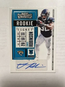 James Robinson 2020 Panini Contenders Base Rookie Ticket Auto Jaguars-C - Bild 1 von 1