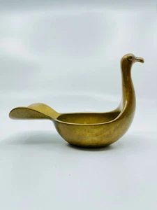 Art Deco Ash Tray Aschenbecher Ente A. G. Bunge Messing Brass Pipe Pfeife . - Bild 1 von 10