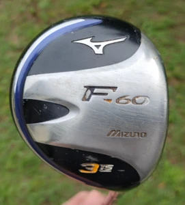 Mizuno F-60 Fairway 3 Wood 15° Titanium Crown Exsar FS3 Graphite Regular Flex - Picture 1 of 23