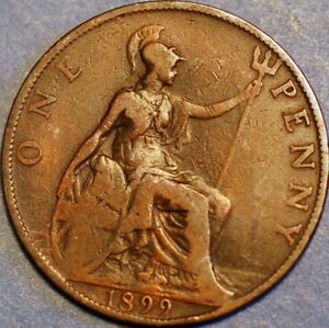 1 Penny 1899 Victoria 3rd portrait KM# 790 United Kingdom  P530