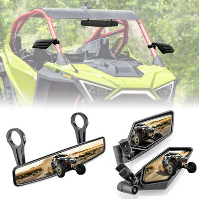 Espejo retrovisor lateral y espejo central WEISEN UTV para Polaris RZR Pro XP/PRO R/Turbo R Foto 1 de 4