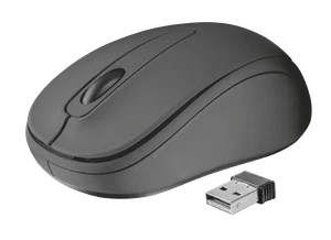TRUST ZIVA WIRELESS OPTICAL MOUSE COMPACT AMBIDESTRO OTTICO 1000 DPI NERO PC - Foto 1 di 1