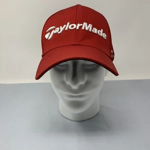 Gorra de golf TaylorMade roja flexible L/XL Tour Preferred SLDR - Imagen 1 de 12