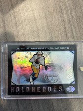 2021 Panini Illusions JUSTIN HERBERT Holo Heroes Foil #HHJH-8 Case Hit SSP RARE