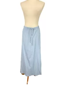 Islander Blue Gauze Maxi Skirt Plus Size 3X Light Flowy Vacation Travel NWT - Picture 1 of 11