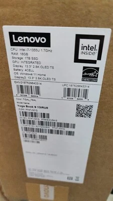 LENOVO YOGA BOOK 9 13IRU8 13.3" OLED TOUCH SCREEN i7-1355U 3.7GHz RAM 16GB-SSD 1 - Immagine 1 di 2