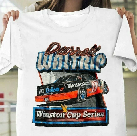 1991 Darrell Waltrip Western Auto Racing Nascar Winston Cup T-shirt Size S-3XL Cover