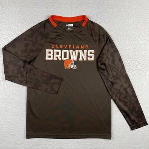 Camisa Cleveland Browns Para Hombres Mediana NFL Fútbol Manga Larga Camuflada Puerta Trasera AFC - Imagen 1 de 12