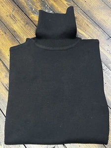 LAVANE NEU MIT ETIKETT SCHWARZ HERREN 501-T PULLOVER ROLLKRAGEN BAUMWOLLMISCHUNG GRÖSSE 3X - Bild 1 von 5