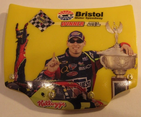 Kyle Busch 2007 Bristol Motor Speedway Winner Refrigerator Magnet - NASCAR Cover