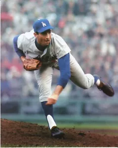8 1/2 X 11 Brillante Foto Sandy Koufax Los Angeles Dodgers {BBP043} - Imagen 1 de 1