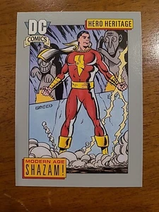 1992 DC COSMIC CARDS #15 SHAZAM! Nm Mint Just Pulled super schöne Karte - Bild 1 von 2