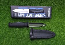 Cold Steel Mini Leatherneck Plain Edge Blade Knife Black Kray-Ex Handle - 39LSAC