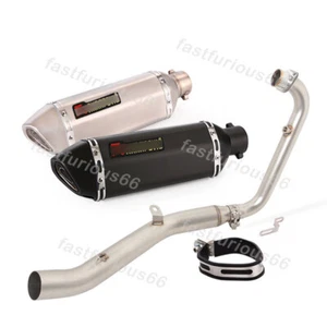 For LIFAN LF150-5U LF150-5W Exhaust Muffler Front Link Pipe Stainless Steel Tips - Picture 1 of 13