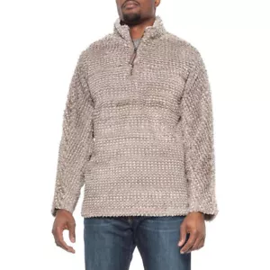 True Grit 1/4 Zip Frosty Tipped Ultra Soft Fleece Jacket, Men’s Size Medium - Picture 1 of 8