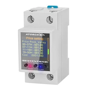 Medidor de electricidad ATORCH GR2PWS Tuya WiFi medidor de energía ferroviaria AC50-320V3968 - Imagen 1 de 10