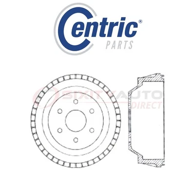 Centric C-TEK Brake Drum for 1988-1999 GMC K1500 4.3L 5.0L 5.7L 6.2L 6.5L V6 nk Foto 1 de 4