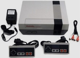 Nintendo NES Console Controllers with -Two Games Tested Working-And Power Pad!-