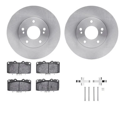 For Nissan 300ZX 89-96 R1 Concepts WFUH1-67139 Front Brake Kit w Optimum Pads Foto 1 de 3