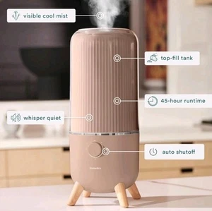 Homedics Ultraschall Cool Mist Luftbefeuchter mit Aromatherapie Kupfer 0,97 Gallonen - Bild 1 von 8